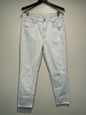 Oat New York Cream ivory sand straight leg Denim jeans women’s size 30